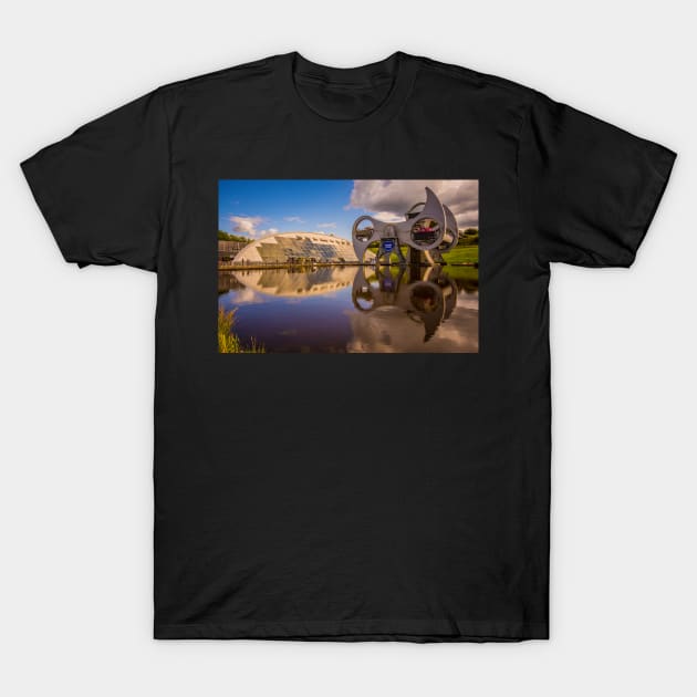 The Falkirk Wheel T-Shirt by tynesidephotos